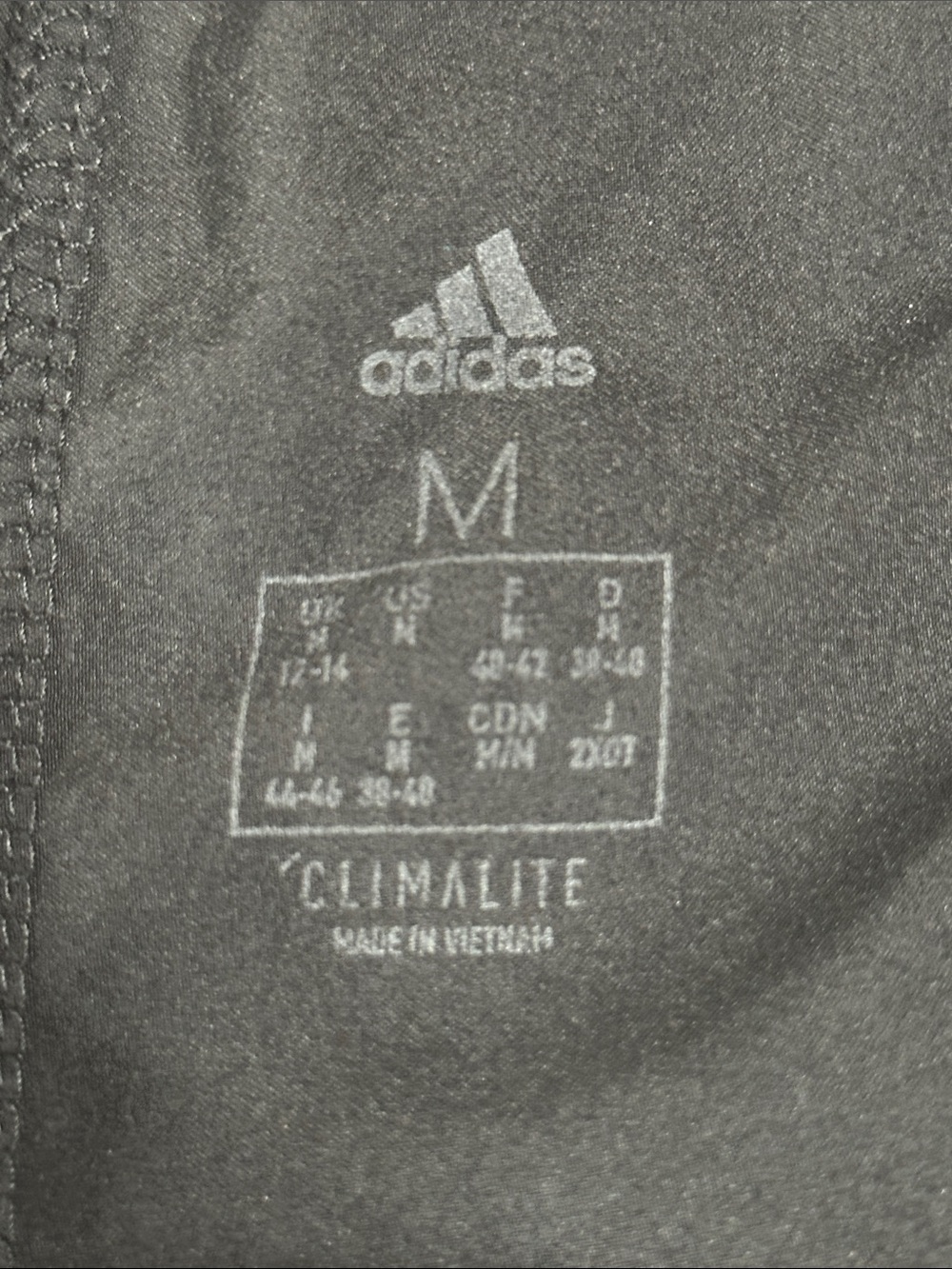 ADDIDAS Black Climalite 3” shorts  White Side Stripes - Picture 5 of 5